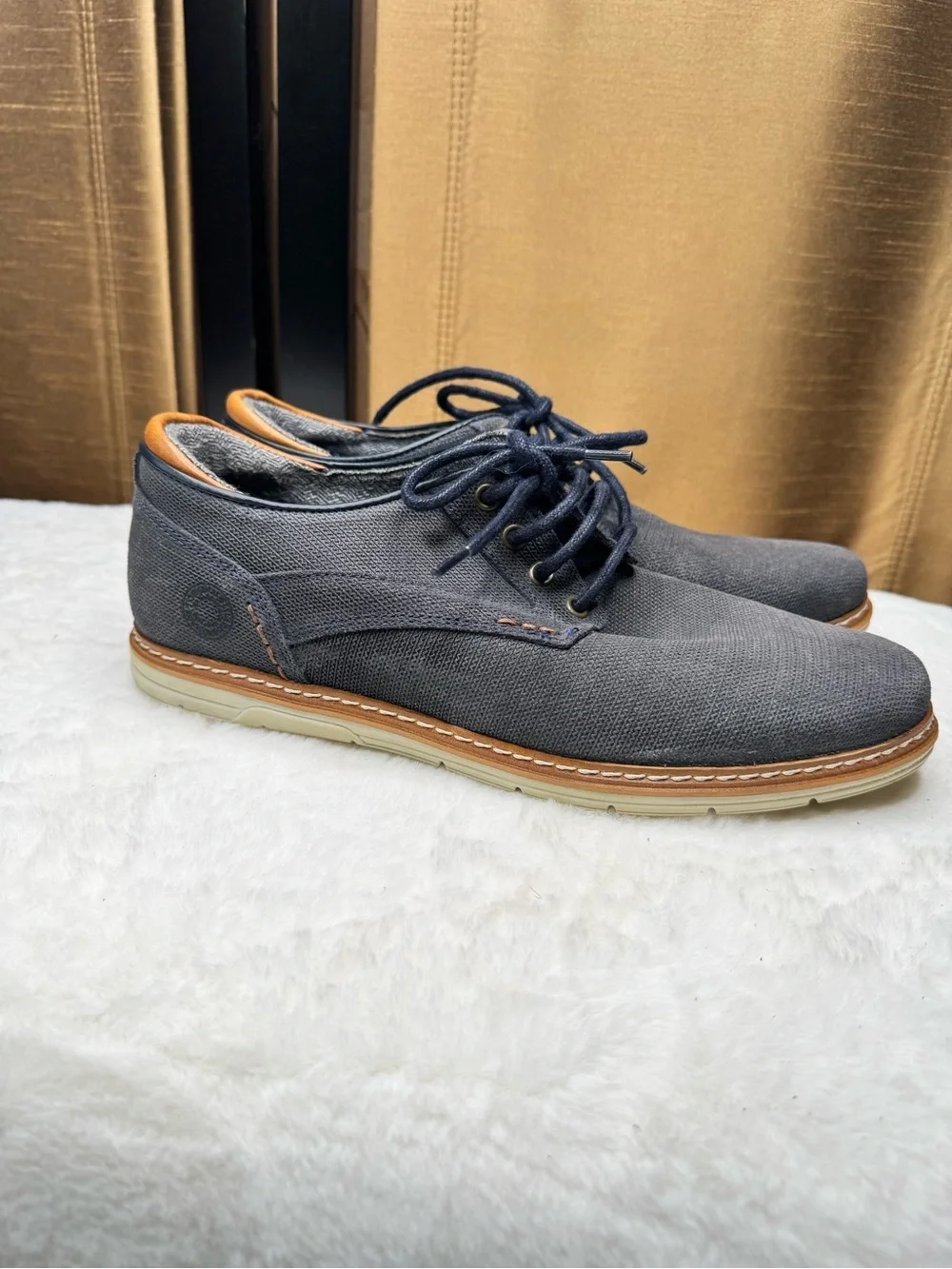 Bull Boxer Gray Casual Lace Up Shoes Men’s Size 8 EU 41